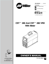 Miller CST 280 AND CST 280 VRD Owner's manual