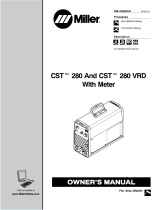 Miller CST 280 AND CST 280 VRD WITH METER Owner's manual