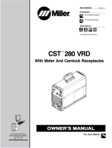 Miller CST 280 VRD Owner's manual