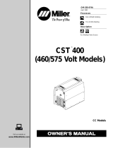 Miller CST 400 Owner's manual