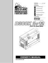 Miller D300K 3+12 Owner's manual
