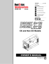 Miller D302K 3+12 Owner's manual