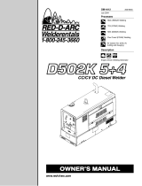 Miller D502K 5+4 Owner's manual