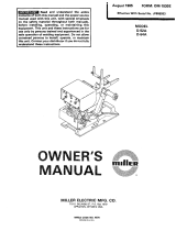 Miller JF885933 Owner's manual