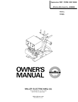 Miller JB496908 Owner's manual