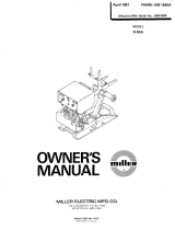 Miller JB491205 Owner's manual
