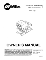 Miller D-54D Owner's manual