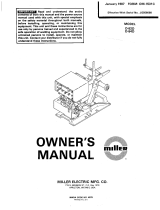 Miller JG056098 Owner's manual