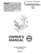 Miller JF885933 Owner's manual