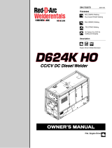 Miller D624K HO (RED-D-ARC) Owner's manual