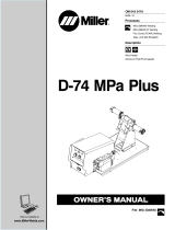 Miller D-74 MPA PLUS Owner's manual