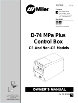 Miller D-74 MPA PLUS CONTROL BOX CE Owner's manual