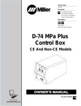 Miller D-74 MPA PLUS CONTROL BOX CE AND NON CE Owner's manual
