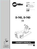 Miller D-74S CE Owner's manual