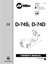 Miller D-74S CE Owner's manual