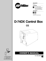 Miller D-74DX CONTROL BOX Owner's manual