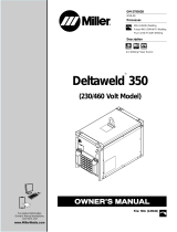 Miller DELTAWELD 350 (230/460 VOLT MODEL) Owner's manual