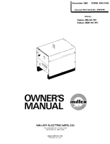 Miller JB570764 Owner's manual