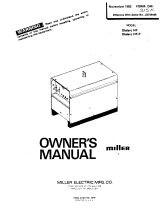 Miller JD724465 Owner's manual