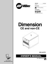 Miller Dimension 812 Owner's manual