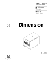 Miller Dimension 812 Owner's manual