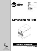 Miller DIMENSION NT 450/500 Owner's manual