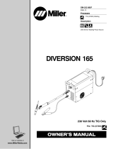 Miller DIVERSION 165 And Owner's manual