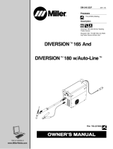 Miller DIVERSION 165, DIVERSION 180 AUTO-LINE Owner's manual