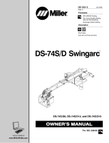 Miller DS-74S/D SWINGARC Owner's manual