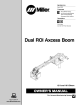 Miller DUAL ROI AXCESS BOOM Owner's manual