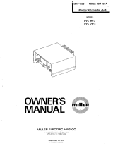 Miller JA25 Owner's manual