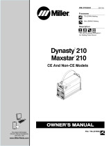 Miller MAXSTAR 210 DX Owner's manual
