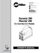 Miller Maxstar 280 Owner's manual