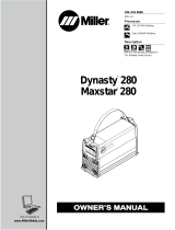 Miller Maxstar 280 Owner's manual