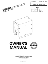 Miller econo twin Owner's manual
