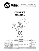 Miller ECONOTIG 50HZ 380/415V CE Owner's manual