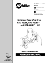Miller ENHANCED FEED WIRE DRIVE RAD-400EF CE Owner's manual