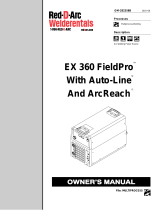 Miller EX 360 FIELDPRO WITH AUTO-LINE AND ARCREACH Owner's manual