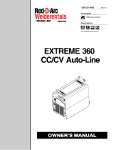 Miller EXTREME 360 CC/CV Auto-Line Owner's manual