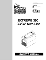 Miller EXTREME 360 CC/CV Auto-Line Owner's manual