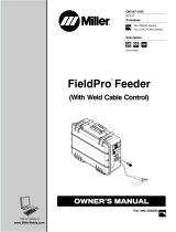 Miller FIELDPRO FEEDER Owner's manual