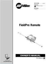 Miller FieldPro Remote Owner's manual