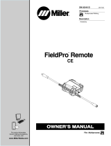 Miller FieldPro Remote CE Owner's manual