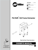 Miller FILTAIR 130 Owner's manual