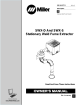 Miller FILTAIR FUME EXTRACTOR BLOWER Owner's manual