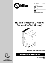 Miller Electric FILTAIR INDUSTRIAL COLLECTOR SERIES (230 VOLT) Owner's manual