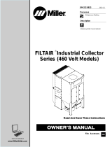 Miller FILTAIR INDUSTRIAL COLLECTOR SERIES (460 VOLT) Owner's manual
