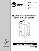 Miller FILTAIR INDUSTRIAL COLLECTOR SERIES (575 VOLT) Owner's manual