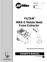 Miller FILTAIR MWX-S Owner's manual