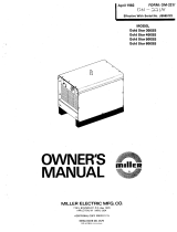 Miller GOLDSTAR 400SS Owner's manual